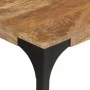 Mesa consola madera maciza de mango y hierro 110x35x76 cm de , Mesas auxiliares - Ref: Foro24-374901, Precio: 132,25 €, Descu...