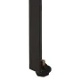 Solid mango wood and iron console table 110x35x76 cm by , Side tables - Ref: Foro24-374901, Price: 132,33 €, Discount: %