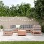 Juego de muebles jardín 8 pzas y cojines madera abeto Douglas de , Conjuntos de jardín - Ref: Foro24-3250626, Precio: 918,15 ...