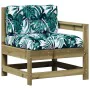 Juego de muebles jardín 5 pzas y cojines madera pino impregnada von , Gartensets - Ref: Foro24-3250859, Preis: 468,56 €, Raba...