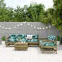 Set Gartenmöbel 6-teilig und Kissen aus imprägniertem Kiefernholz von , Gartensets - Ref: Foro24-3250827, Preis: 574,47 €, Ra...