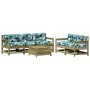 Set Gartenmöbel 6-teilig und Kissen aus imprägniertem Kiefernholz von , Gartensets - Ref: Foro24-3250827, Preis: 574,47 €, Ra...