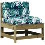 Juego de muebles jardín 7 pzas y cojines madera pino impregnada de , Conjuntos de jardín - Ref: Foro24-3250903, Precio: 664,8...
