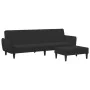 2-Sitzer-Schlafsofa mit schwarzem Samthocker von , Sofas - Ref: Foro24-3216253, Preis: 346,89 €, Rabatt: %