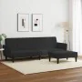 2-Sitzer-Schlafsofa mit schwarzem Samthocker von , Sofas - Ref: Foro24-3216253, Preis: 346,89 €, Rabatt: %