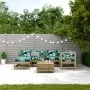 7-teiliges Gartenmöbel-Set und Kissen aus imprägniertem Kiefernholz von , Gartensets - Ref: Foro24-3250955, Preis: 668,10 €, ...