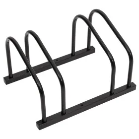 Bicycle rack for 2 black steel bicycles by , Bases and supports for storing bicycles - Ref: Foro24-154422, Price: 24,76 €, Di...