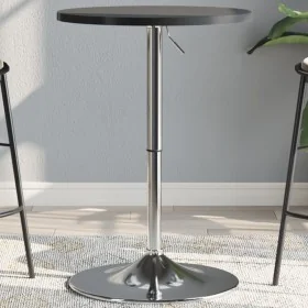 High bar table base chrome steel 45x90 cm by , Table accessories - Ref: Foro24-4007195, Price: 63,61 €, Discount: %