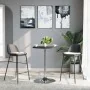 High bar table base chrome steel 45x90 cm by , Table accessories - Ref: Foro24-4007195, Price: 63,55 €, Discount: %
