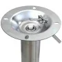 High bar table base chrome steel 45x90 cm by , Table accessories - Ref: Foro24-4007195, Price: 63,55 €, Discount: %