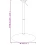 High bar table base chrome steel 45x90 cm by , Table accessories - Ref: Foro24-4007195, Price: 63,55 €, Discount: %