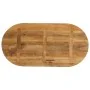 Ovale Tischplatte aus massivem Mangoholz 120x60x2,5 cm von , Tischplatten - Ref: Foro24-370150, Preis: 113,97 €, Rabatt: %