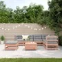 Juego de muebles jardín 8 pzas y cojines madera abeto Douglas de , Conjuntos de jardín - Ref: Foro24-3250562, Precio: 918,15 ...