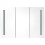 Mueble de baño con espejo LED 89x14x62 cm de vidaXL, Tocadores de baño - Ref: Foro24-326527, Precio: 161,67 €, Descuento: %