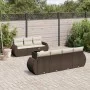 Set mit 8 Gartensofas und Kissen Kunstrattan braun von , Gartensets - Ref: Foro24-3221132, Preis: 579,53 €, Rabatt: %