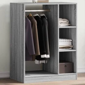 Sonoma gray engineered wood cabinet 77x48x102 cm by , Dresser Organizers and Bar Hangers - Ref: Foro24-840812, Price: 97,73 €...