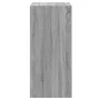 Sonoma grauer Schrank aus Holzwerkstoff 77x48x102 cm von , Kommoden-Organizer und Bar-Kleiderbügel - Ref: Foro24-840812, Prei...