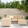 5-teilige Gartensofagarnitur aus massivem Kiefernholz von , Gartensets - Ref: Foro24-3250484, Preis: 347,21 €, Rabatt: %