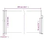 Toldo lateral retráctil terracota 100x300 cm de , Sombrillas - Ref: Foro24-4004273, Precio: 87,41 €, Descuento: %