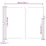 Toldo lateral retráctil terracota 180x500 cm de , Sombrillas - Ref: Foro24-4004453, Precio: 119,80 €, Descuento: %