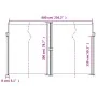 Toldo lateral retráctil verde oscuro 200x600 cm de , Sombrillas - Ref: Foro24-4004665, Precio: 151,06 €, Descuento: %