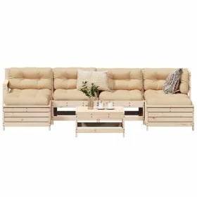 Juego de sofás de jardín 7 piezas madera maciza de pino von , Gartensets - Ref: Foro24-3250988, Preis: 371,42 €, Rabatt: %
