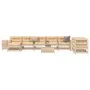 Set Gartensofas 10 Stück massives Kiefernholz von , Gartensets - Ref: Foro24-3250664, Preis: 600,11 €, Rabatt: %