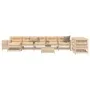 Set of garden sofas 10 pcs solid pine wood by , Garden sets - Ref: Foro24-3250664, Price: 600,11 €, Discount: %