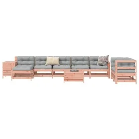 Set of garden sofas 10 pcs solid fir wood Douglas by , Garden sets - Ref: Foro24-3250666, Price: 661,25 €, Discount: %