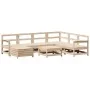 Set of garden sofas 8 pcs solid pine wood by , Garden sets - Ref: Foro24-3250588, Price: 438,30 €, Discount: %
