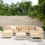 Set of garden sofas 8 pcs solid pine wood by , Garden sets - Ref: Foro24-3250588, Price: 438,30 €, Discount: %