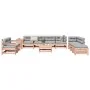 Set Gartensofas 11 Stück massives Tannenholz Douglasie von , Gartensets - Ref: Foro24-3250630, Preis: 707,73 €, Rabatt: %