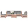 6-teiliges Gartenmöbel-Set und Kissen aus Douglasienholz von , Gartensets - Ref: Foro24-3250742, Preis: 550,56 €, Rabatt: %