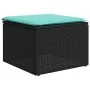 Set de sofás de jardín 7 pzas con cojines ratán sintético negro von , Gartensets - Ref: Foro24-3227023, Preis: 519,02 €, Raba...