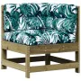 Juego de muebles jardín 6 pzas y cojines madera pino impregnada by , Garden sets - Ref: Foro24-3250983, Price: 519,32 €, Disc...