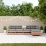 Juego de muebles jardín 5 pzas y cojines madera abeto Douglas de , Conjuntos de jardín - Ref: Foro24-3250850, Precio: 523,34 ...
