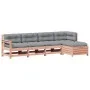 Juego de muebles jardín 5 pzas y cojines madera abeto Douglas de , Conjuntos de jardín - Ref: Foro24-3250850, Precio: 523,34 ...