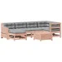 Juego de muebles jardín 7 pzas y cojines madera abeto Douglas de , Conjuntos de jardín - Ref: Foro24-3250922, Precio: 787,46 ...