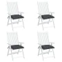Cojines sillas de jardín 4 uds tela Oxford antracita 40x40x7 cm de , Cojines para sillas y sofás - Ref: Foro24-361451, Precio...