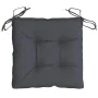 Cojines sillas de jardín 4 uds tela Oxford antracita 40x40x7 cm de , Cojines para sillas y sofás - Ref: Foro24-361451, Precio...