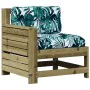 Juego de muebles jardín 5 pzas y cojines madera pino impregnada von , Gartensets - Ref: Foro24-3250819, Preis: 585,74 €, Raba...