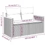 Set of 6 garden sofas with cushions synthetic rattan black by , Garden sets - Ref: Foro24-3227016, Price: 488,46 €, Discount: %