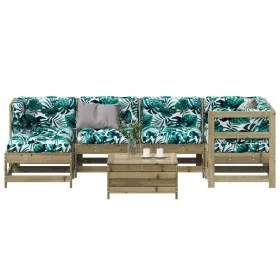 7 pcs garden furniture set and cushions impregnated pine wood by , Garden sets - Ref: Foro24-3250915, Price: 718,96 €, Discou...