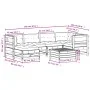 7 pcs garden furniture set and cushions impregnated pine wood by , Garden sets - Ref: Foro24-3250915, Price: 718,96 €, Discou...