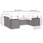 Set sofás de jardín 6 piezas y cojines ratán sintético marrón von , Gartensets - Ref: Foro24-3255320, Preis: 457,10 €, Rabatt: %