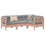 Set de sofás jardín 4 pzas con cojines madera abeto Douglas by , Garden sets - Ref: Foro24-3299417, Price: 344,22 €, Discount: %