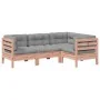 Set de sofás jardín 4 pzas con cojines madera abeto Douglas by , Garden sets - Ref: Foro24-3299417, Price: 344,22 €, Discount: %