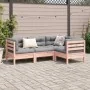 Set de sofás jardín 4 pzas con cojines madera abeto Douglas by , Garden sets - Ref: Foro24-3299417, Price: 344,22 €, Discount: %