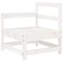Set of garden sofas 7 pcs solid pine wood white by , Garden sets - Ref: Foro24-3250517, Price: 555,40 €, Discount: %