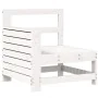 Set of garden sofas 7 pcs solid pine wood white by , Garden sets - Ref: Foro24-3250517, Price: 555,40 €, Discount: %